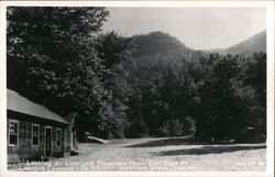 Linville Mountain from Gift Shop at Linville Caverns Postcard