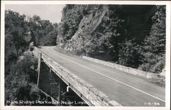 Blue Ridge Parkway Near Linville, NC Postcard