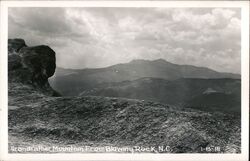 Grandfather Mountain From Blowing Rock, NC North Carolina Postcard Postcard Postcard