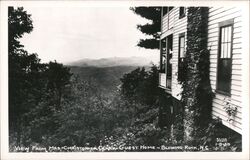 View From Mrs. Christopher Clark Guest Home Blowing Rock, NC Postcard Postcard Postcard