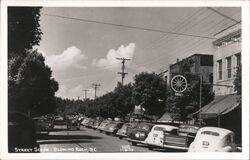 Street Scene - Blowing Rock, NC - Vintage Postcard View Postcard