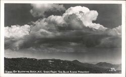 Blowing Rock, NC View from Blue Ridge Parkway Postcard