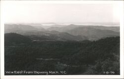 View East From Blowing Rock, NC North Carolina Postcard Postcard Postcard