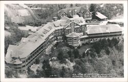 Mayview Manor, Blowing Rock, NC - Aerial View Postcard