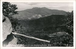 Grandfather Mountain From Blowing Rock, NC North Carolina Postcard Postcard Postcard