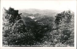 Johns River Valley View from Mrs. Clark Guest Home Postcard