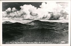 Blue Ridge Parkway View Near Blowing Rock, NC Postcard