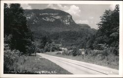 Highway Near Chimney Rock, NC Postcard