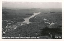 Lake Lure as Seen From Chimney Rock, North Carolina Postcard