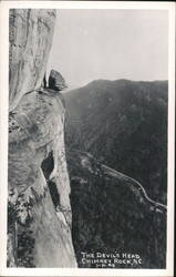 Devil's Head, Chimney Rock, NC North Carolina Postcard Postcard Postcard