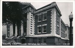 County Courthouse - Bristol, VA - Tenn. Virginia Postcard Postcard Postcard