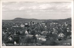 Panoramic View of Johnson City, Tennessee Postcard Postcard Postcard