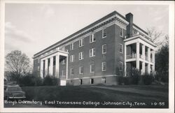 East Tennessee College Boys Dormitory, Johnson City Postcard