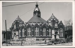 Munsey Memorial Methodist Church Johnson City TN Postcard