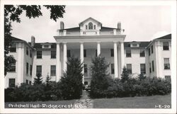 Pritchell Hall, Ridgecrest, NC Postcard