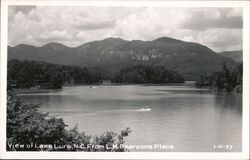 Lake Lure, NC View from L.M. Pearsons Place Postcard