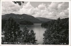 Lake Lure and Rumbling Bald Mountain, NC North Carolina Postcard Postcard Postcard