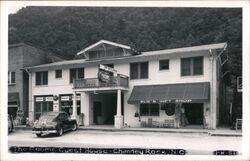 The Rooms Guest House & Sue's Gift Shop, Chimney Rock, NC Postcard