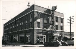 Hotel General Lenoir, Coffee Shop, Cars Lenoir City, TN Postcard Postcard Postcard