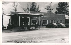 Welch's Cafe and Filling Station, US 70 Postcard