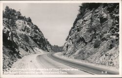 US 70 Through Cumberland Palisades, TN Crossville, TN Postcard Postcard Postcard