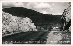 US 70 Crab Orchard Mountain, Near Crossville, TN Tennessee Postcard Postcard Postcard