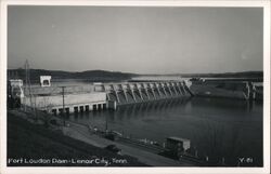 Fort Loudon Dam, Lenoir City Postcard