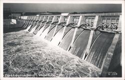 Fort Loudon Dam, Lenoir City Postcard