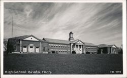 Bristol High School, Tennessee Postcard