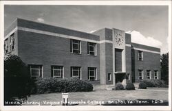 Hicks Library, Virginia Intermont College Bristol, VA Postcard Postcard Postcard