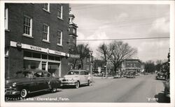 Wilson Drugs Store Street Scene Cleveland Tennessee Postcard Postcard Postcard