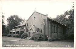 St. Joseph's Catholic Church, Athens, GA Postcard