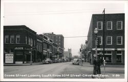 Ocoee Street Looking South From 32nd Street Cleveland, TN Postcard Postcard Postcard