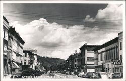 Street Scene - Madison, Indiana Postcard