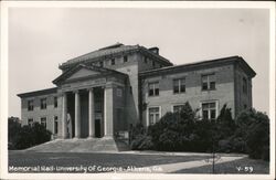 Memorial Hall, University of Georgia Athens, GA Postcard Postcard Postcard