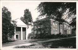 University of Georgia Campus Scene - Phi Kappa & Tersell Hall Athens, GA Postcard Postcard Postcard