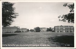 Girls Dormitories - University of Georgia - Athens Postcard