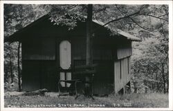 Cabin 12, Muscatatuck State Park, Indiana Postcard