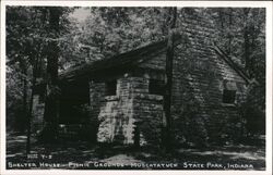 Shelter House Picnic Grounds, Muscatatuck State Park Postcard