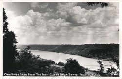 Ohio River View from Clifty Falls State Park Postcard