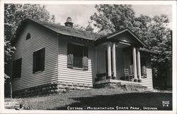 Cottage at Muscatatuck State Park Postcard