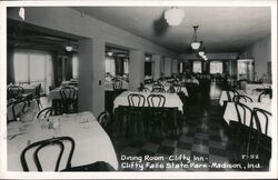 Clifty Inn Dining Room, Clifty Falls State Park Madison, IN Postcard Postcard Postcard