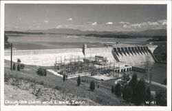 Douglas Dam and Lake Sevierville, TN Postcard Postcard Postcard