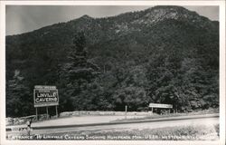 Linville Caverns Entrance, Humpback Mtn. US 221 Marion, NC Postcard Postcard Postcard