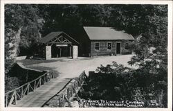 Entrance to Linville Caverns, Western North Carolina Postcard