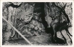 Linville Caverns, An Upstairs Room, Western North Carolina Postcard