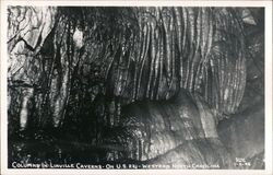 Linville Caverns on US 221 Western North Carolina Postcard