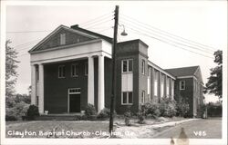 Clayton Baptist Church, Clayton, GA Postcard