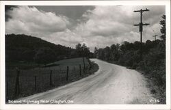 Scenic Highway Near Clayton, GA Georgia Postcard Postcard Postcard