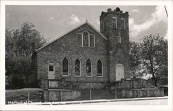 Methodist Church in Clayton, GA Georgia Postcard Postcard Postcard